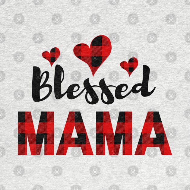 Blessed Mama in Buffalo Plaid by EdenLiving